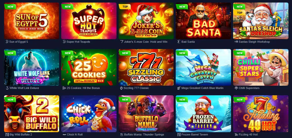 pat casino new games