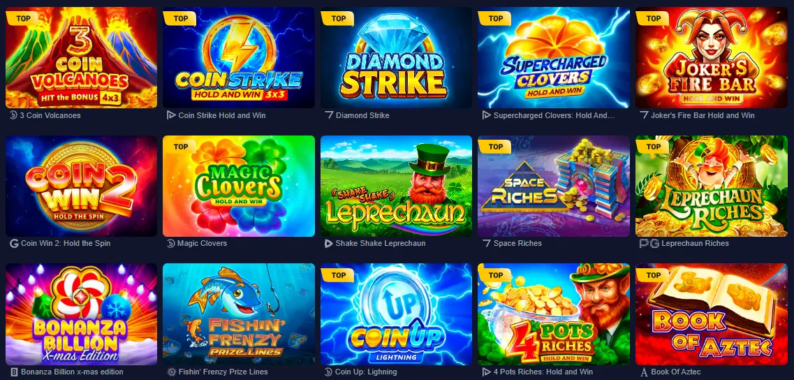 pat casino top games